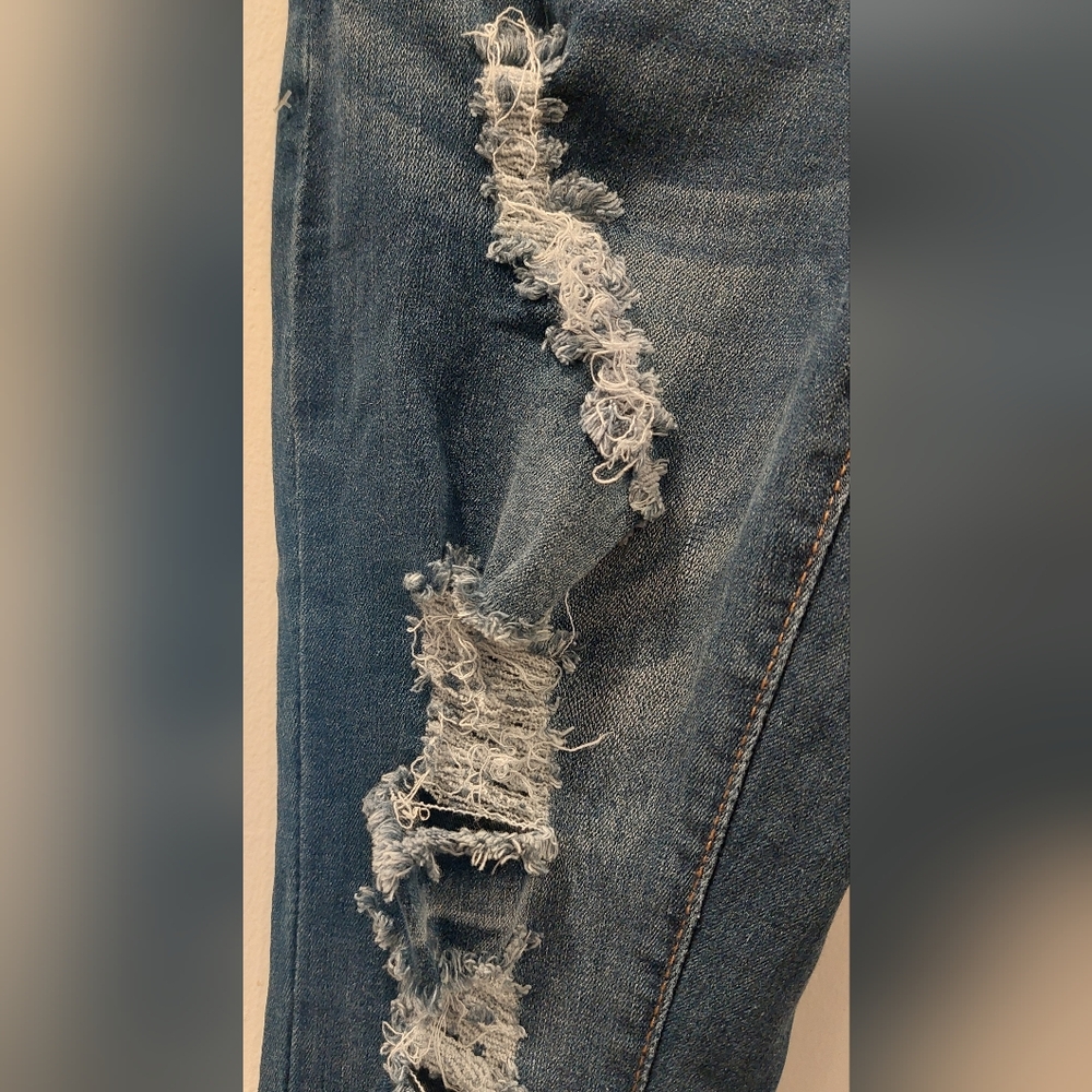 Rue21 Blue Distressed Skinny Jeans - Picture 5 of 7